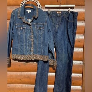 Bitten Jeans by Sarah Jessica Parker Jeans  SZ 16 EPLC